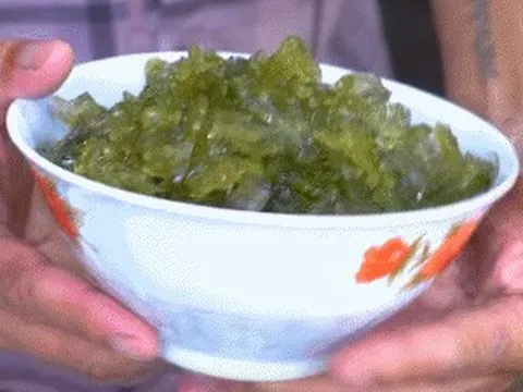 Đặc sản 'trời ban' ở Ninh Bình ăn giòn, mát như thạch, nấu riêu cua càng ngon