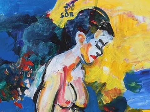 Họa sĩ 82 tuổi tổ chức triển lãm, có treo cả tranh nude