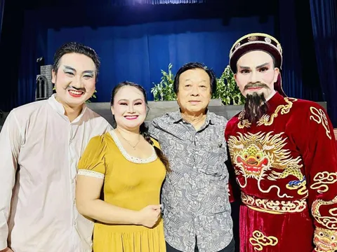 NSND Trần Ngọc Giàu chăm chút, dìu dắt đội ngũ đạo diễn kế thừa của sân khấu Hát Bội TP HCM