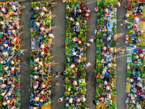 Ngôi chợ 'ngăn nắp' nhất Việt Nam