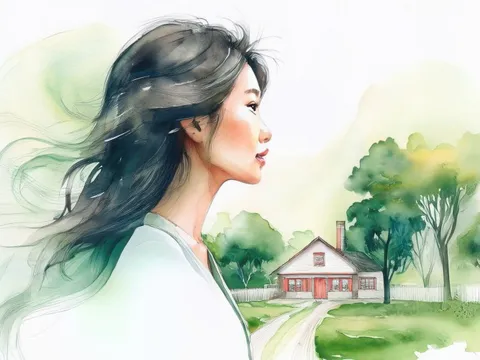 Những ô cửa nhìn ra hàng cây