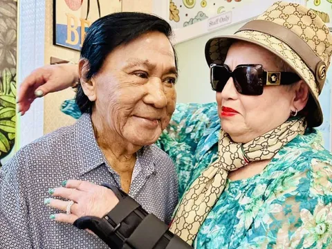 Nghệ sĩ Kiều Lệ Tâm hội ngộ đầy nước mắt với nghệ sĩ Phương Bình