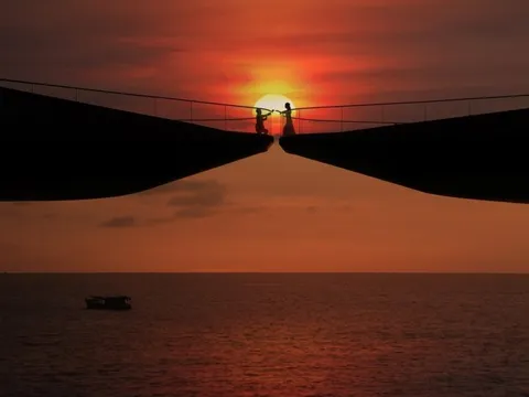 Cây cầu của tình yêu và đính ước tại Phú Quốc