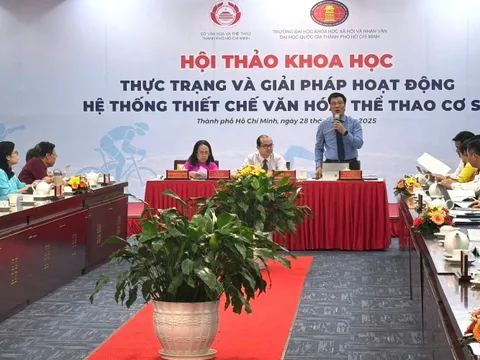 Tăng cường hoạt động thiết chế văn hóa trong lĩnh vực thể thao