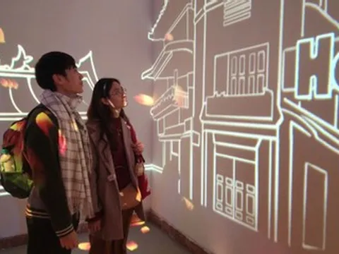 Không gian triển lãm số 'Hà Nội rạng rỡ - ánh sáng và di sản'