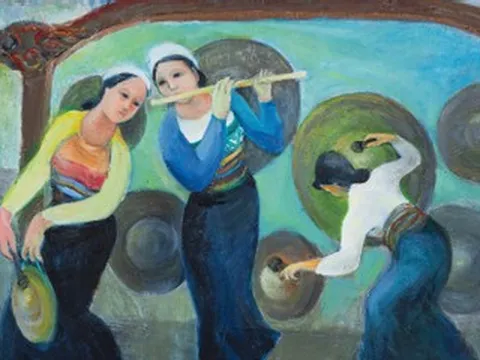 Nét đẹp đồng bào các dân tộc Việt Nam qua nét vẽ của Phan Ngọc Khuê