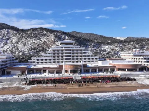 Thêm resort mới trên bờ biển Triều Tiên