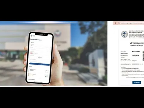 Bảo tàng Chứng tích Chiến tranh bán vé trực tuyến