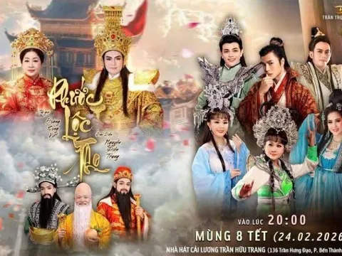 "Phước Lộc Thọ" – tiếng cười khai xuân trên sân khấu cải lương Trần Hữu Trang