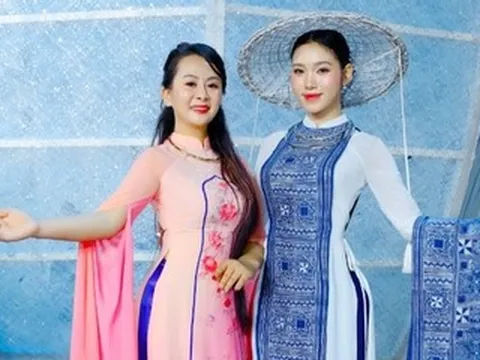 Nhà thiết kế người Tày mang tơ sen đắt đỏ bậc nhất đến Lễ hội Áo dài