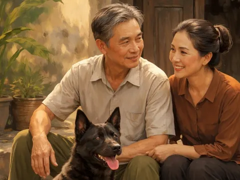 Chú chó hiểu chuyện