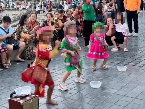 Chưa dứt cảnh trẻ em nhảy sexy, xin tiền ở Sa Pa