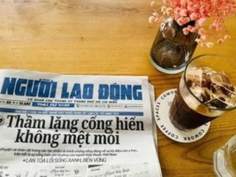 Cà phê, Báo Người Lao Động và tôi