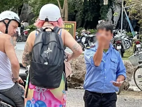 Xác minh bảo vệ Tuyệt Tịnh Cốc ứng xử thiếu chuẩn mực với du khách