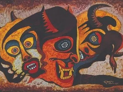 Biểu tượng Cơtu qua sơn mài đương đại