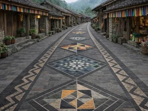 Tại sao tranh cãi Lô Lô Chải lát đá đường nội thôn?