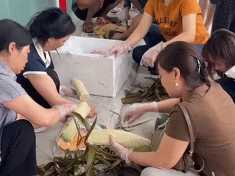 Gia đình 39 người ở Bắc Ninh đem bánh chưng, gà luộc, 20kg hoa quả đi du lịch