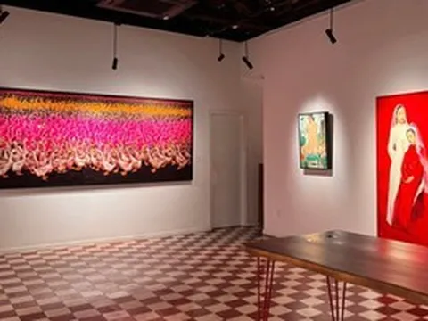 Những nét cọ "chảy" về miền Trung