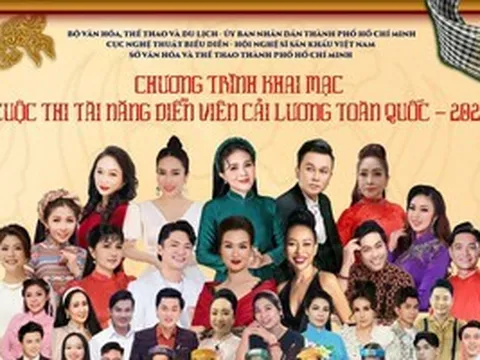 Tối nay, 36 nghệ sĩ bước vào cuộc thi Tài năng Diễn viên Cải lương toàn quốc – 2026