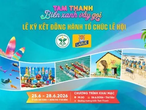 Bia Larue đồng hành cùng Lễ hội biển Tam Thanh 2026