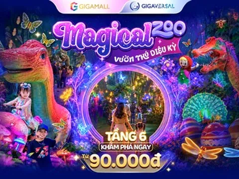 TP HCM lần đầu tiên ra mắt vườn thú công nghệ khổng lồ Magical Zoo tại TTTM Gigamall