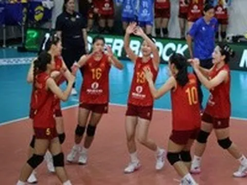 Bóng chuyền nữ U18 Việt Nam thắng ấn tượng trận ra quân giải châu Á