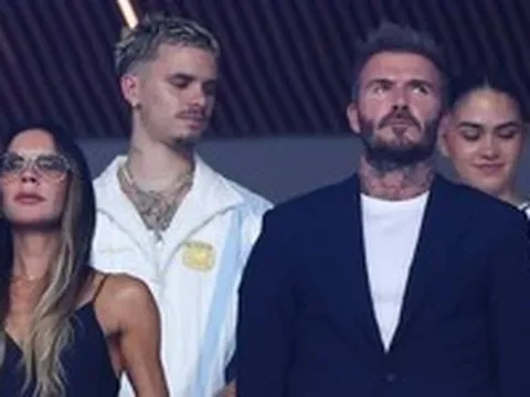 Nhà Beckham, Shakira đến cổ vũ Messi ở World Cup