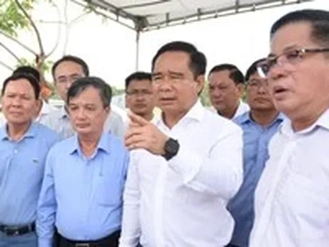 Chủ tịch Nguyễn Văn Được khảo sát Long Sơn - Phú Mỹ 3, định hướng phát triển kinh tế biển hiện đại