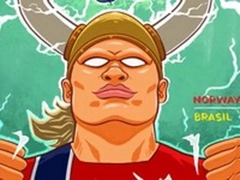 Thần sấm Haaland hạ gục các vũ công Samba