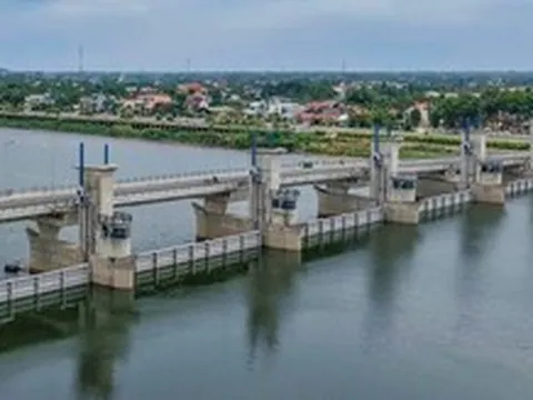 Đập dâng tích nước, sông Trà Khúc sắp khoác diện mạo mới cho đô thị Quảng Ngãi