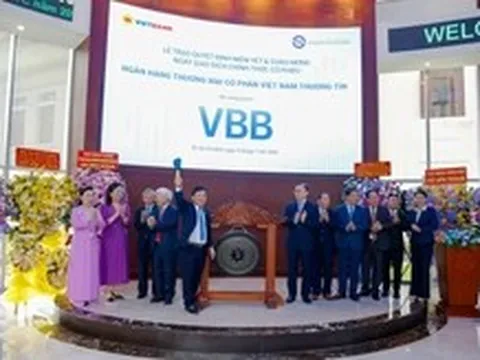 1,08 tỉ cổ phiếu VBB của Vietbank chính thức niêm yết trên HOSE