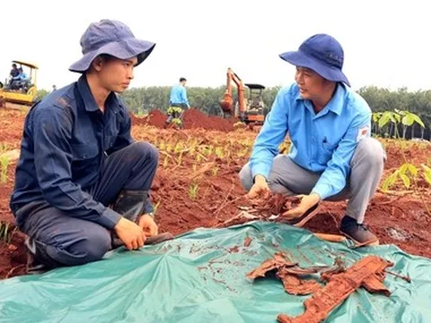 Tìm thấy nhiều di vật nghi của liệt sĩ tại hố chôn tập thể ở Đồng Nai, có cây bút khắc tên 'Tiến Quy'