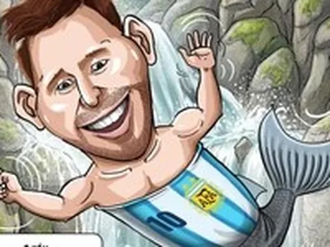 Argentina và Messi là những chú cá hồi cừ khôi