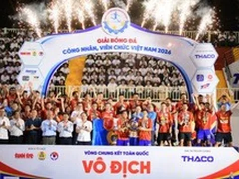 Thư cảm ơn của Ban Tổ chức Giải Bóng đá công nhân, viên chức Việt Nam 2026