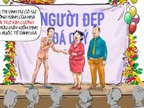 Nhà tài trợ kim cương của cuộc thi 'Người đẹp đá quý'