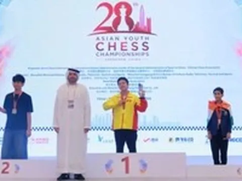 Các kỳ thủ Việt Nam thi đấu xuất sắc tại Giải cờ vua trẻ châu Á 2026