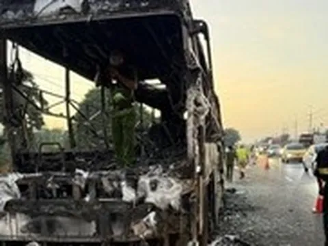 Vụ cháy xe làm 7 người chết ở Đồng Nai: Vị trí xe đón trả khách không đúng quy định