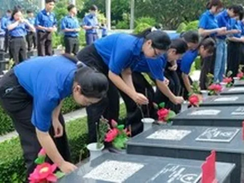 Thanh niên tình nguyện TP.HCM hành động tưởng nhớ các anh hùng thương binh liệt sĩ