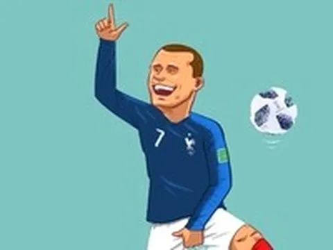 Tượng đài World Cup P.21: Cả thế giới 'Take the L' với Antoine Griezmann