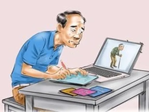 Bản phác thảo khiến người 40 tuổi đứng hình