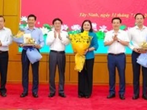 Bà Hồ Thị Hoàng Yến giữ chức Phó Bí thư Thường trực Tỉnh ủy Tây Ninh