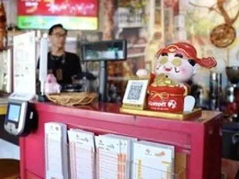 Mô hình cà phê kết hợp Vietlott giúp chủ điểm gia tăng thu nhập