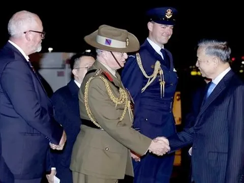 Tổng Bí thư, Chủ tịch nước Tô Lâm đến Sydney, bắt đầu thăm Úc
