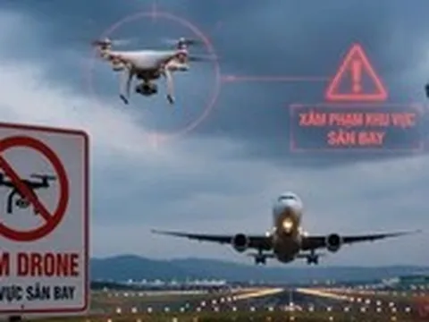 Làm sao ngăn drone, diều uy hiếp sân bay nằm giữa đô thị đông đúc?