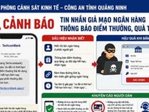 Tin nhắn ngân hàng báo 'điểm thưởng sắp hết hạn': Cẩn thận kẻo mất tiền