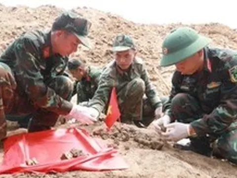 Phát hiện 23 hài cốt liệt sĩ ở khu vực nhà lao Thành Diên Khánh