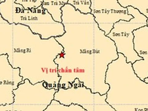 6 trận động đất liên tiếp ở Quảng Ngãi, có trận mạnh 4 độ
