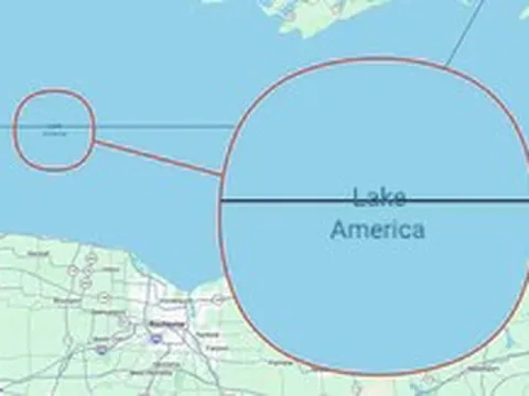 Google Maps đổi tên hồ Ontario thành 'hồ Mỹ'