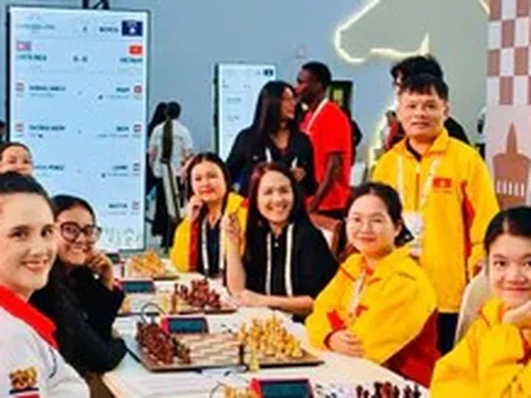 Tuyển cờ vua Việt Nam toàn thắng sau 2 ván đấu tại Olympiad