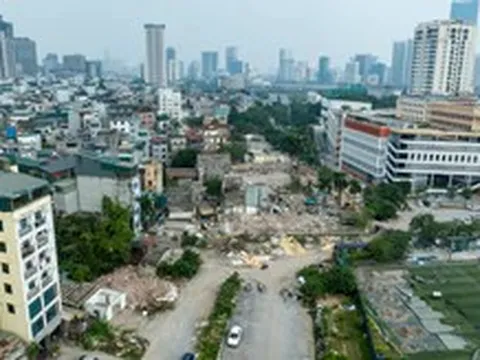Giải phóng xong mặt bằng đường nối Phạm Hùng - Lê Đức Thọ, Hà Nội trước ngày 30-9